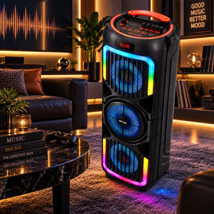 اسپیکر بلوتوثی قابل حمل ایکس بیس ABS-8302