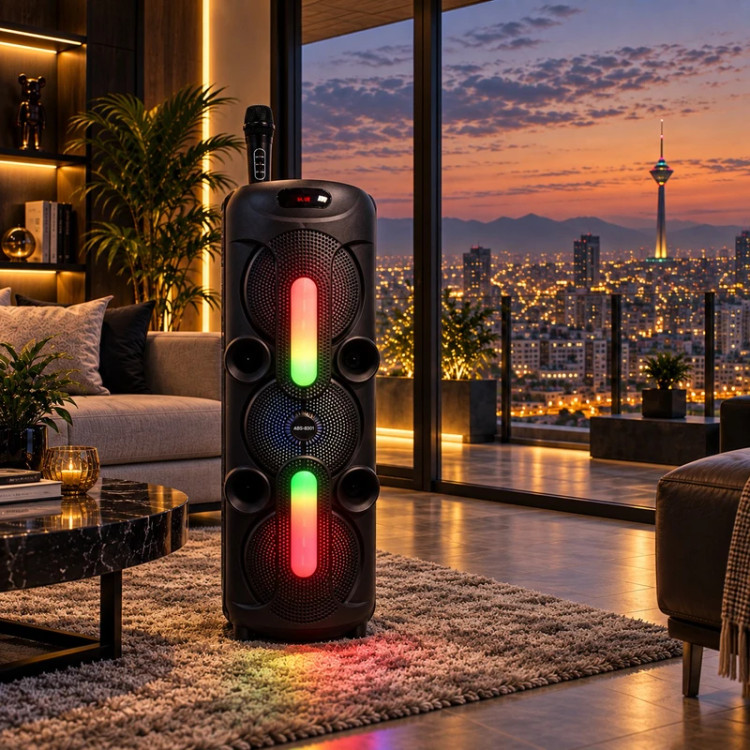 اسپیکر بلوتوثی قابل حمل ایکس بیس مدلABS-8301